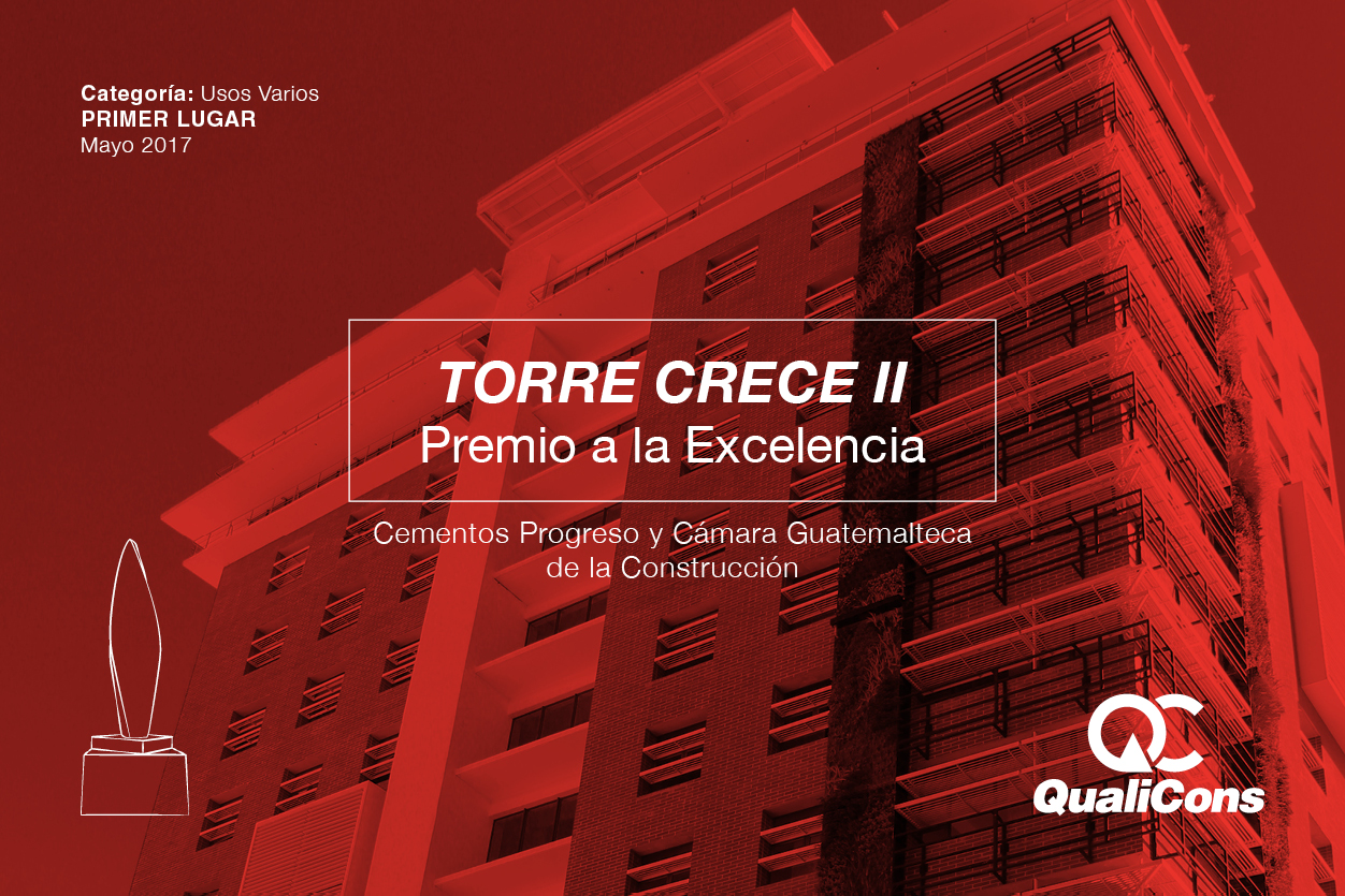 Premio a la Excelencia - Cementos Progreso y Cámara Guatemalteca de la Construcción.